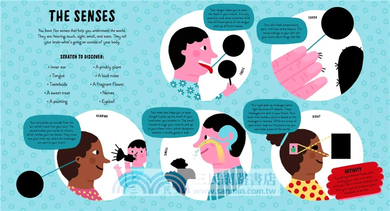 Scratch and Discover Human Body (精裝本)