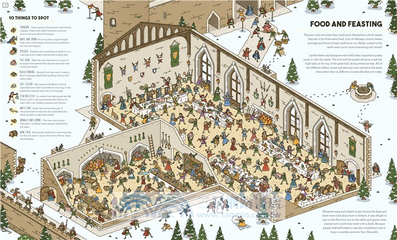 Castles Magnified: With a 3x Magnifying Glass!