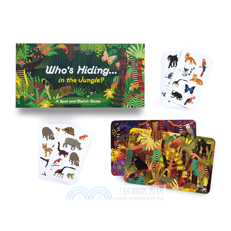 Who's Hiding in the Jungle?: A Spot and Match Game