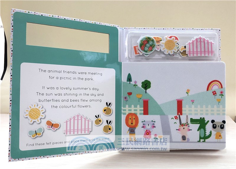 Tiny Town Picnic Fun (over 20 felt play pieces)(硬頁遊戲書)