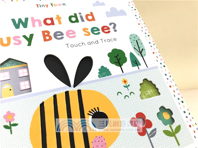 What did Busy Bee see? - Tiny Town Touch and Trace (硬頁書)