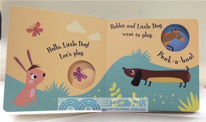 Peek-a-boo Little Dog! (硬頁遊戲書)