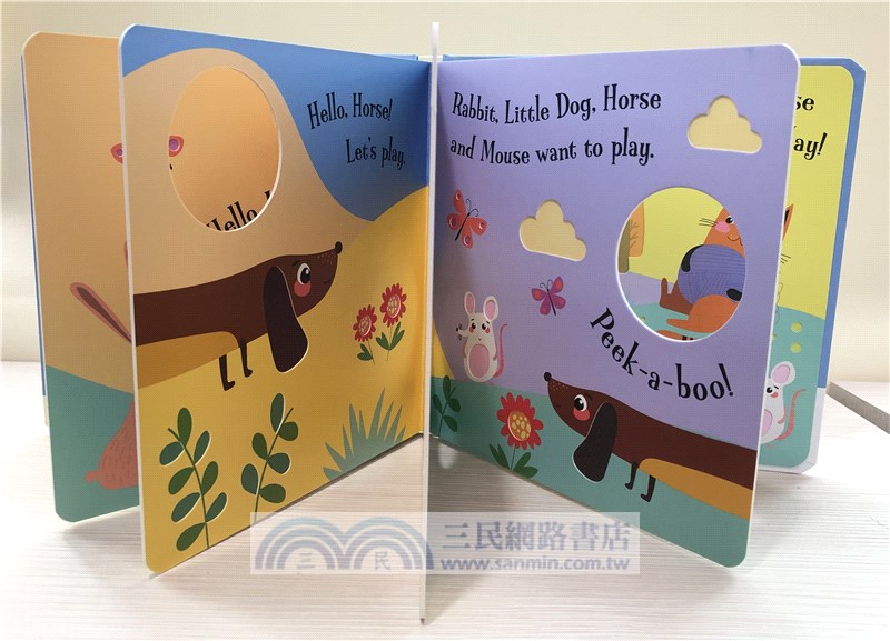 Peek-a-boo Little Dog! (硬頁遊戲書)