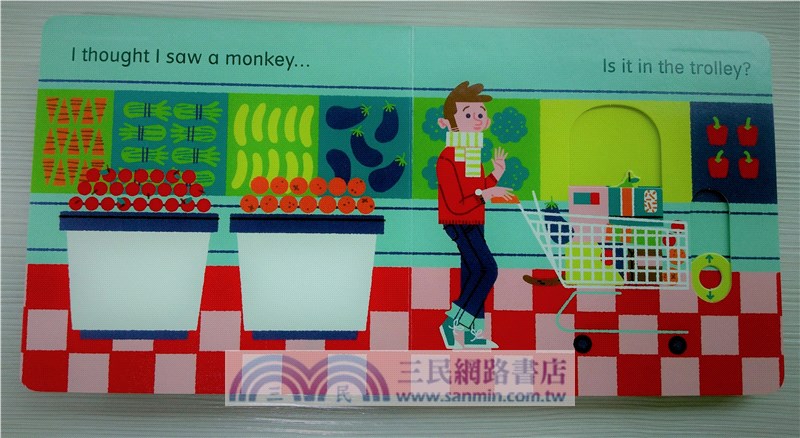 I thought I saw a... Monkey! (硬頁操作書)