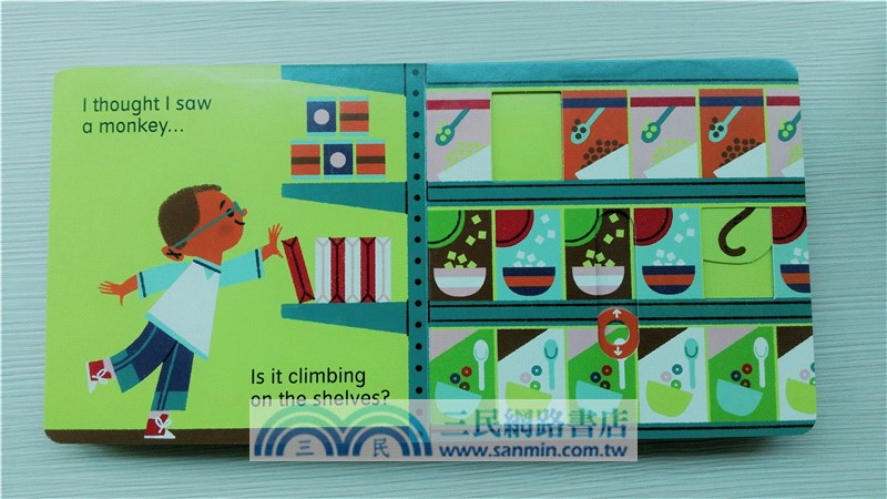 I thought I saw a... Monkey! (硬頁操作書)