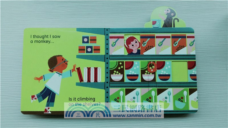 I thought I saw a... Monkey! (硬頁操作書)