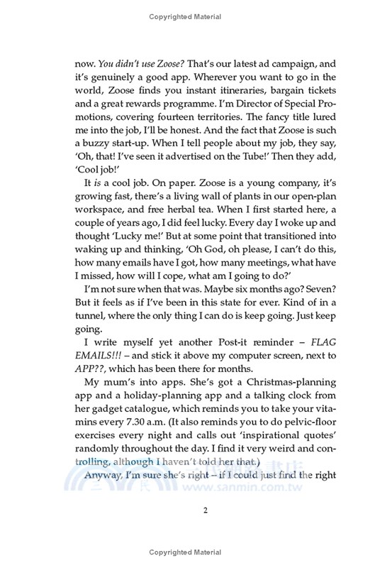 The Burnout：The hilarious new romantic comedy from the No. 1 Sunday Times bestselling author