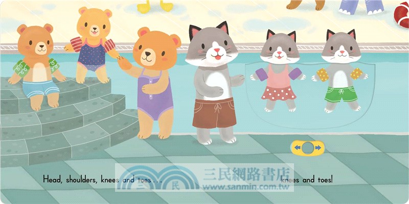 Sing Along With Me! Head, Shoulders, Knees and Toes (硬頁推拉書)(附音檔QRcode)