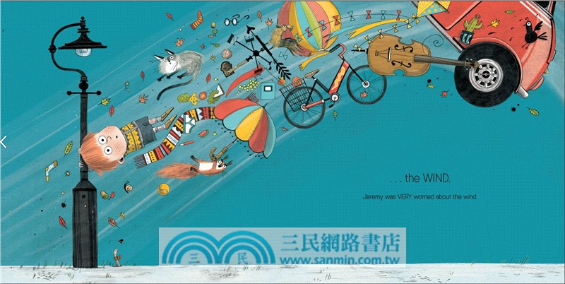 Jeremy Worried about the Wind (平裝本)*附音檔QRcode*