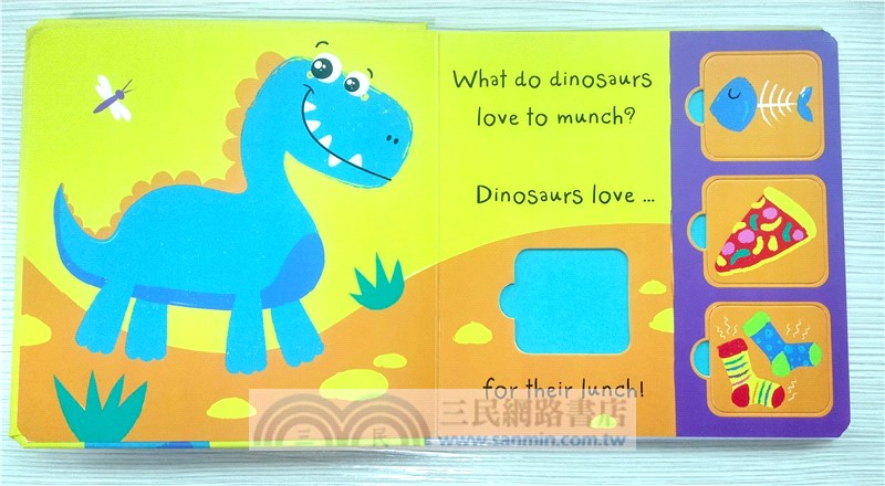 Dinosaurs Love Stinky Socks! (硬頁拼圖書)