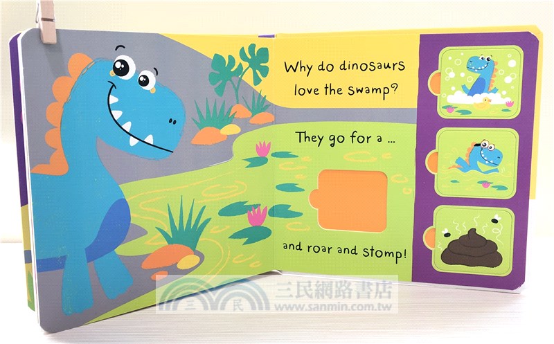 Dinosaurs Love Stinky Socks! (硬頁拼圖書)