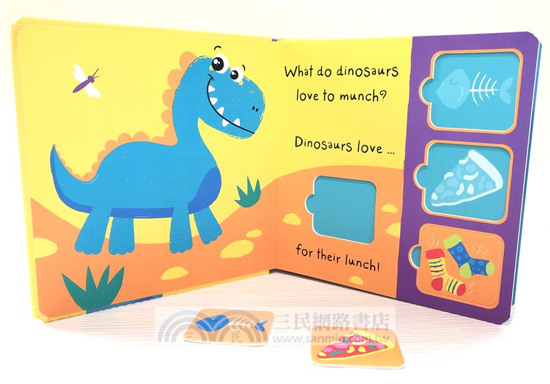 Dinosaurs Love Stinky Socks! (硬頁拼圖書)