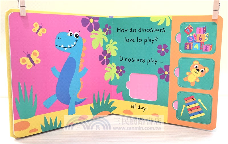 Dinosaurs Love Stinky Socks! (硬頁拼圖書)