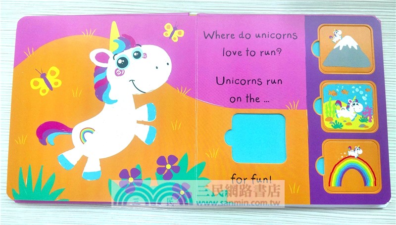 A Story Play Book: Unicorns Love Rainbow Pants! (硬頁拼圖書)