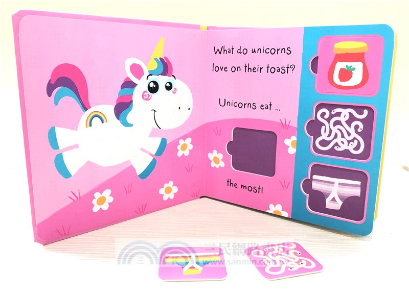 A Story Play Book: Unicorns Love Rainbow Pants! (硬頁拼圖書)