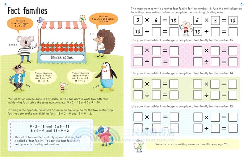 Usborne Workbooks Dividing 7-8