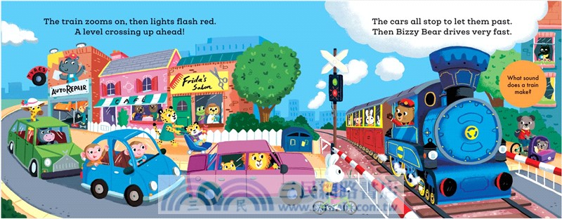 Bizzy Bear Whizzy Wheels: Train：With 4 moving wheels!