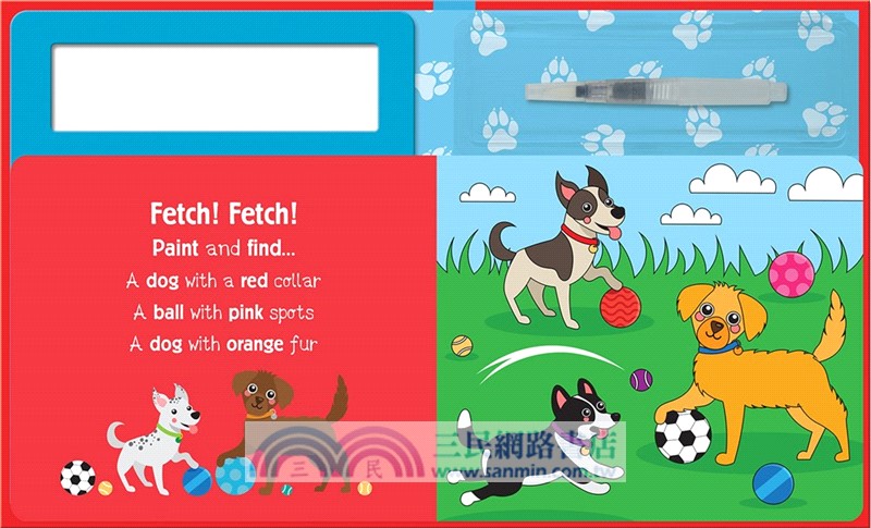 Search and Find Dogs (水畫冊 附畫筆)
