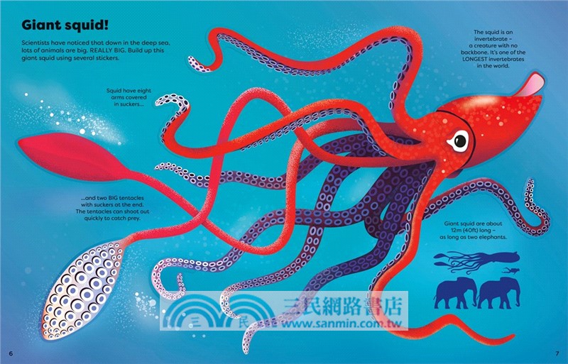 Big Sticker Book Weird Deep Sea Creatures