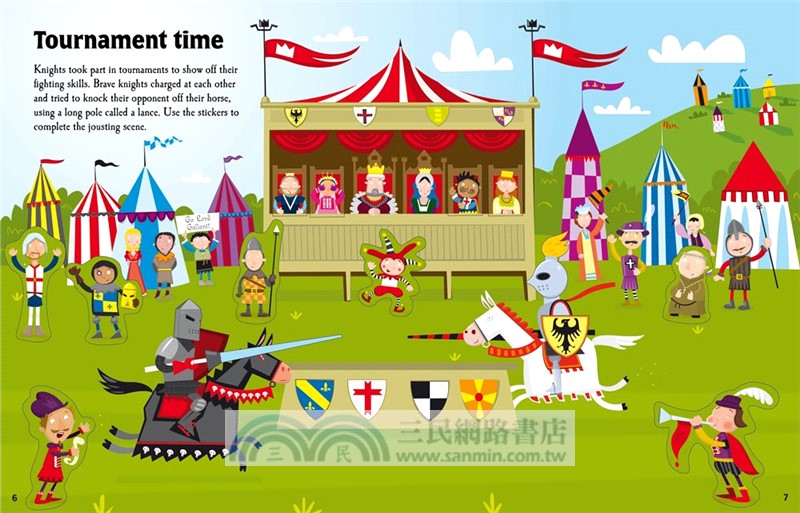 Knights and Castles Sticker Book