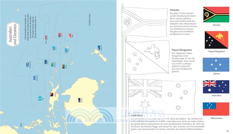 Flags of the World to Colour