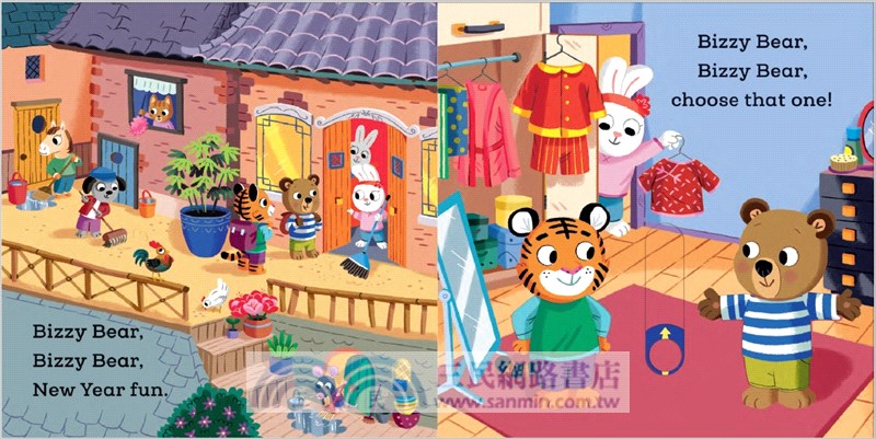 Bizzy Bear: Chinese New Year (硬頁書)(英國版) *附音檔QRCode*