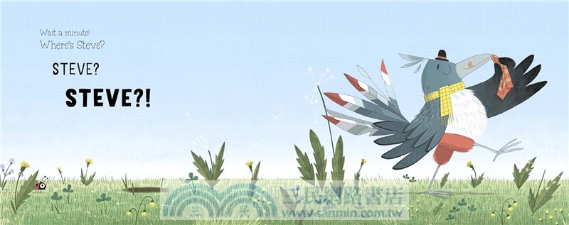 Who Ate Steve? (英國版)(平裝本)(2025 Carnegie Medal for Illustration Nominated)*附音檔QRcode*