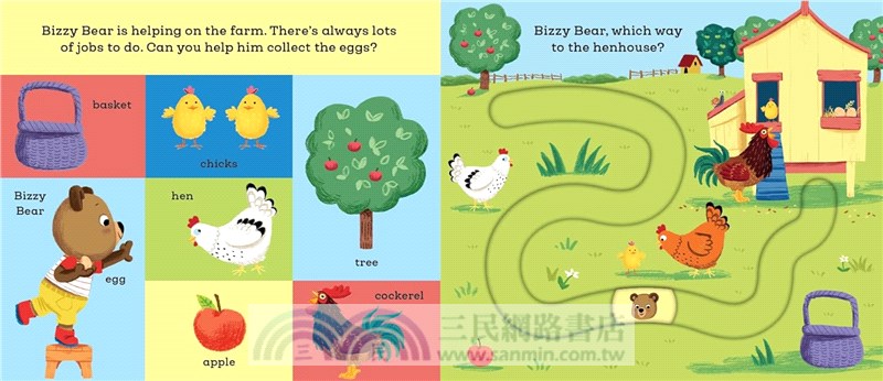 Bizzy Bear Find and Follow: On the Farm *附音檔QRCode*