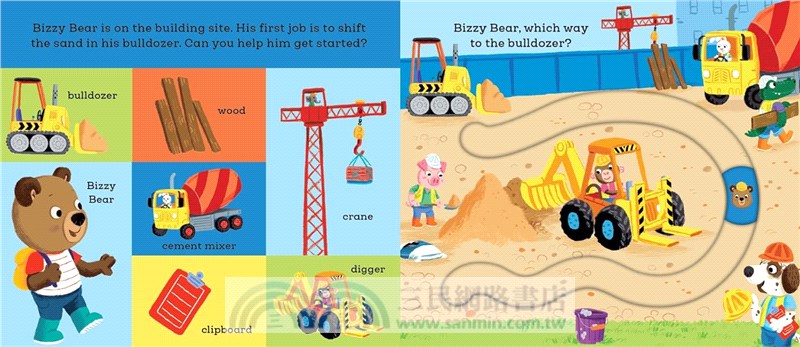 Bizzy Bear Find and Follow: On the Building Site *附音檔QRCode*