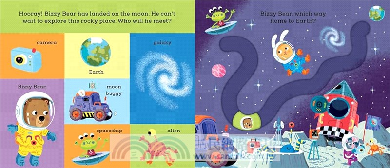 Bizzy Bear Find and Follow: In Space *附音檔QRCode*