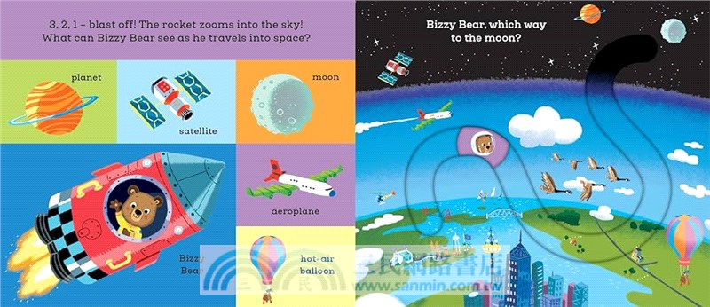 Bizzy Bear Find and Follow: In Space *附音檔QRCode*
