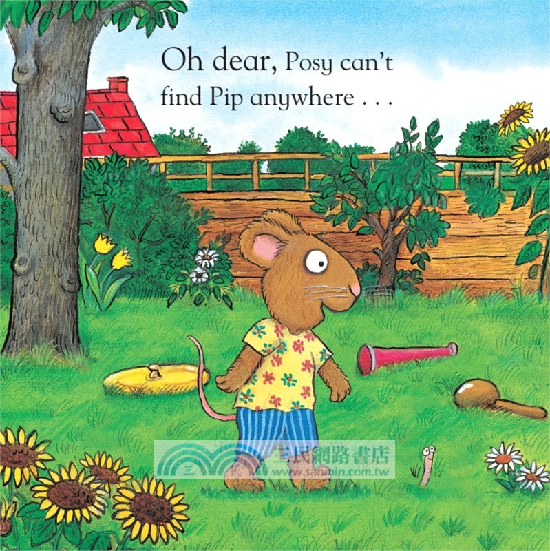 Pip and Posy, Where Are You? In the Garden (A Felt Flaps Book)*附音檔QRCode*