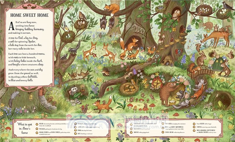 If You Go Down to the Woods Today：More than 100 things to find
