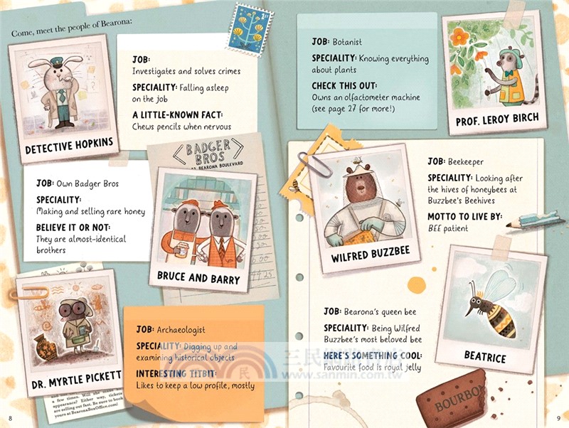 Ivy and Bearlock Holmes: The Case of the Missing Flower：15 Puzzles for Sleuths to Solve