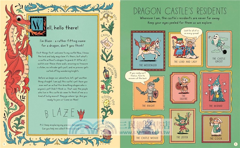 Where's Dragon in His Castle?：A Search and Find Back in Time