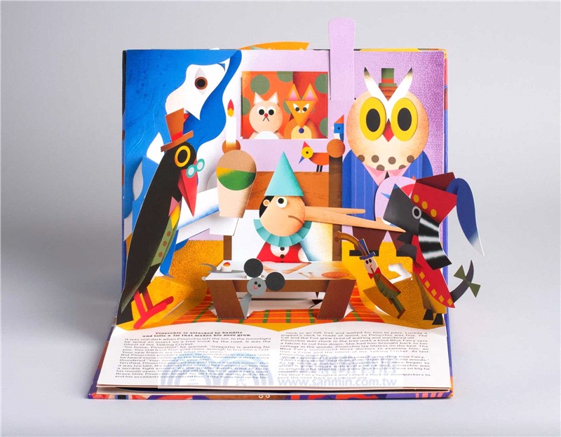 The Adventures of Pinoccio：A Pop-Up Book