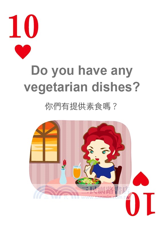 別笑！用撲克牌學美語：美語旅遊會話卡