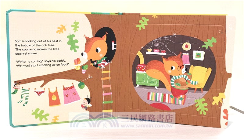 Sam Gets Ready For Winter (My First Puzzles)(故事拼圖遊戲書)