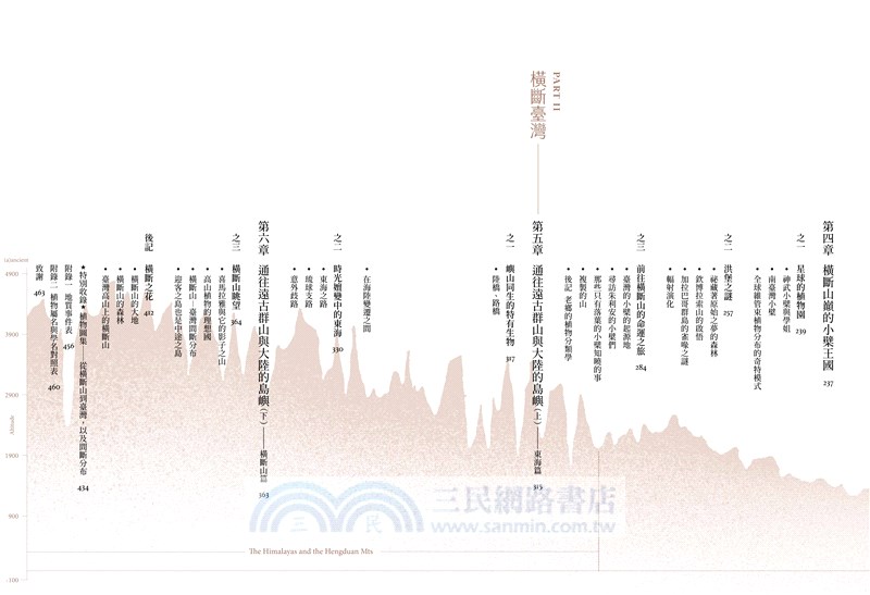 橫斷臺灣：追尋臺灣高山植物地理起源（隨書附贈臺灣與橫斷山間斷分布的植物手繪圖海報）