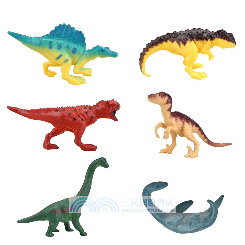 桶裝恐龍模型組（6pcs）（混款）