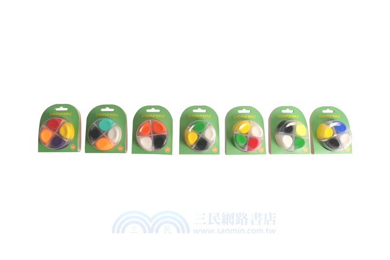 4色主題輕黏土-恐龍世界(混款)