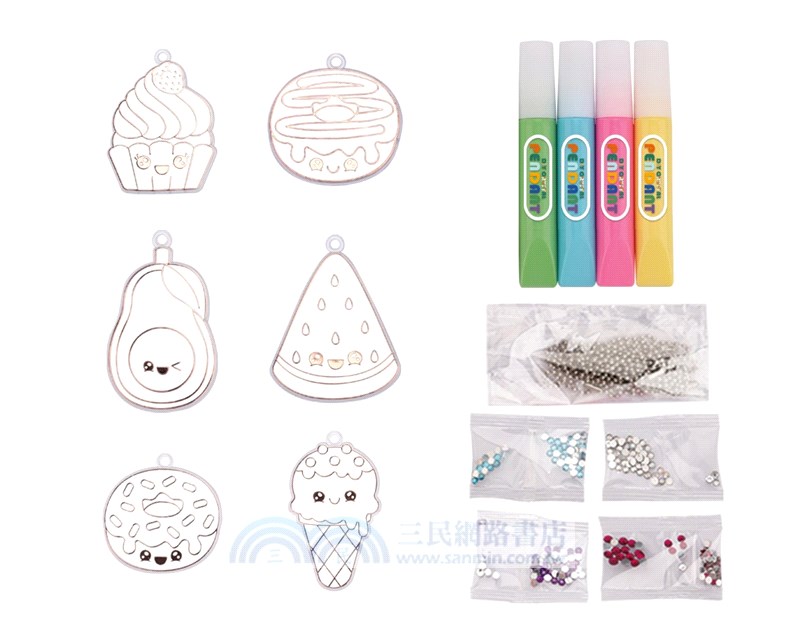 DIY塗色吊飾-甜點冰淇淋