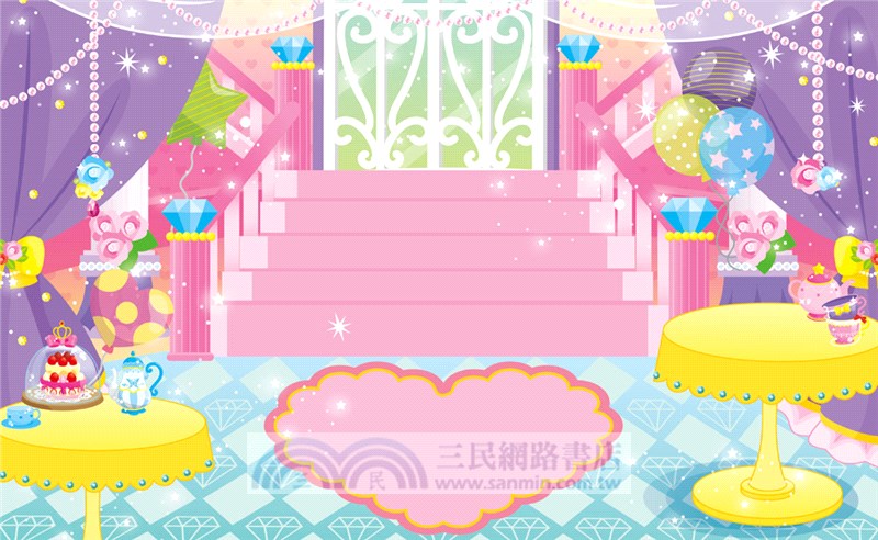 超夢幻的公主變裝舞會磁鐵遊戲盒