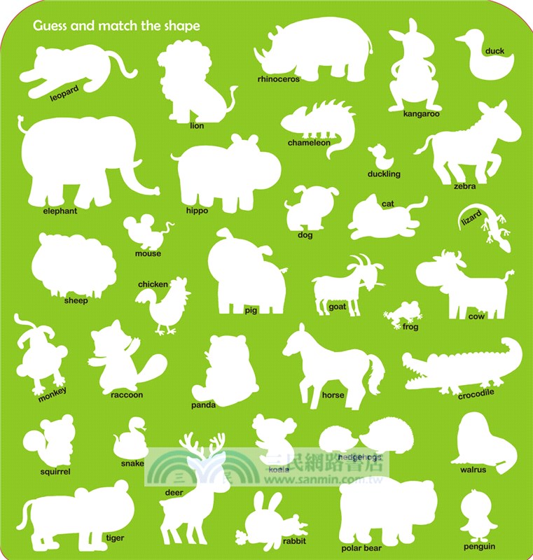 First Magnet Book：Animals