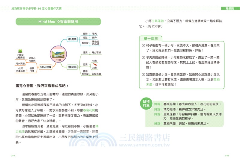 成為寫作高手必學的36堂心智圖作文課【合訂本】（共二冊）