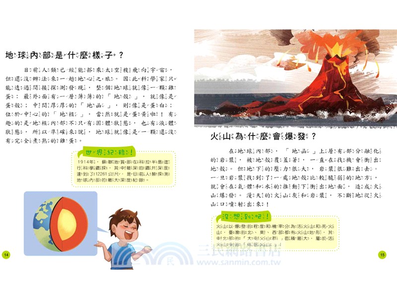 小學生的十萬個為什麼？動物＋人體＋地球+恐龍【共4冊】