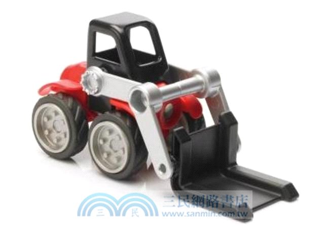 寶寶磁力接接棒：堆高雲梯車