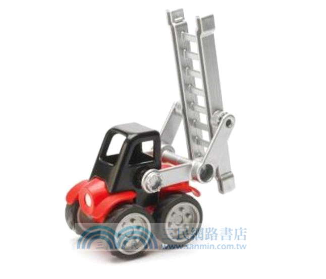 寶寶磁力接接棒：堆高雲梯車