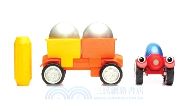 寶寶磁力接接棒：迴力火車運輸組