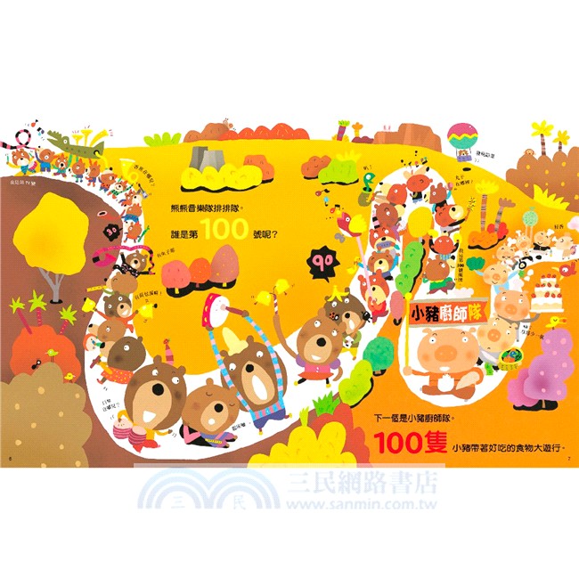 100隻猴子+動物大遊行100套書（共2冊）